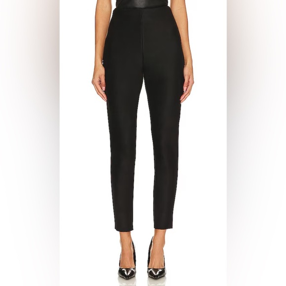 Commando Faux Suede Legging in Black Women’s Size Large Night Out High Waist - Picture 2 of 8